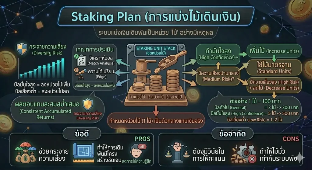 การแบ่งไม้เดินเงิน